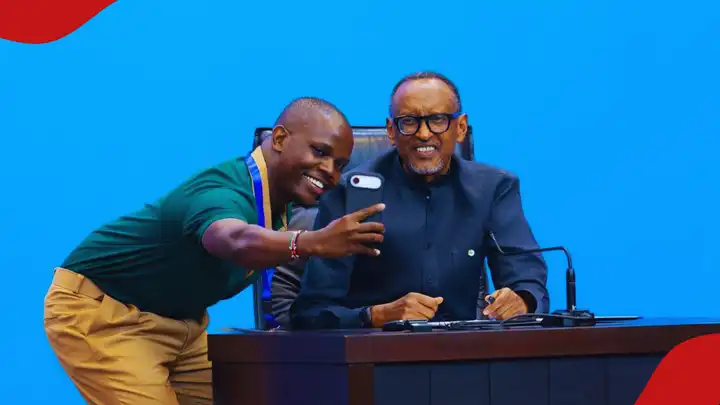 Crazy Kennar Meets President Kagame, Gets His Biggest Wish Fulfilled