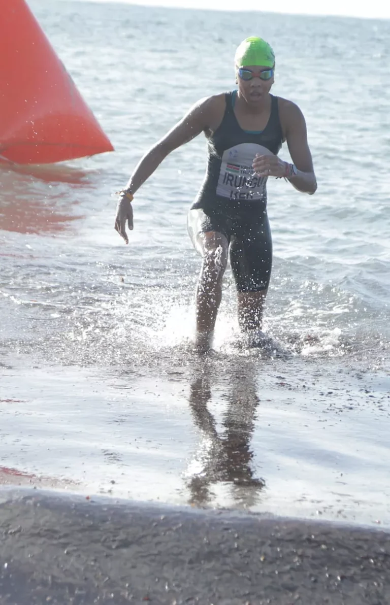 Irungu powers to Africa Triathlon Development Cup gold in Kilifi