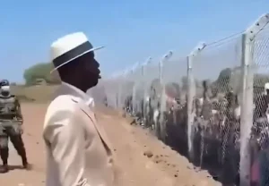 Raila Junior explains viral video of him addressing Kilgoris residents behind fence