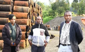 Kangema residents oppose relocation of road materials