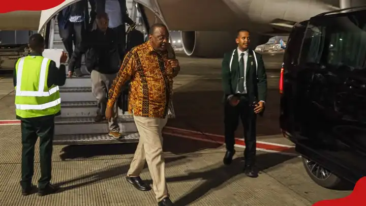 Uhuru Kenyatta Departs Kenya for Addis Ababa on Official Invitation