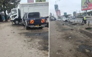 Nairobi: Residents of Eastlands have nowhere to walk as mechanics, traders take over walkways