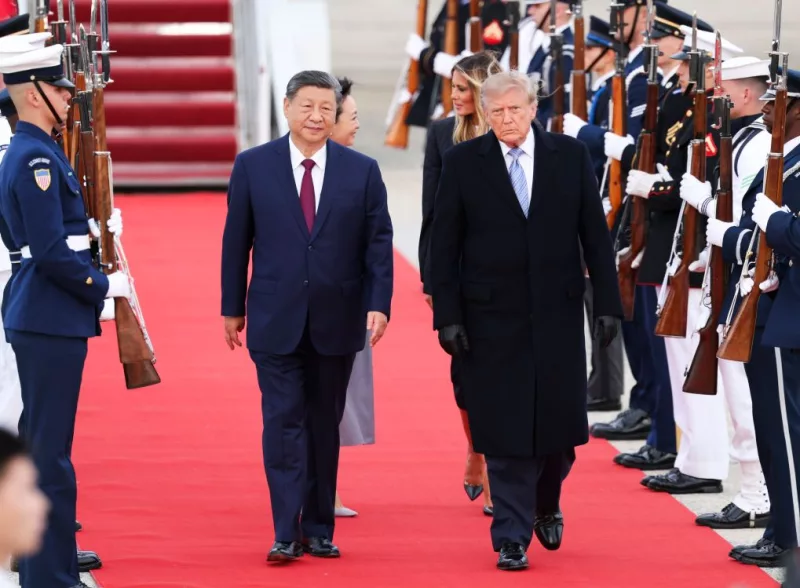Trump offers warm welcome as China’s Xi arrives for US visit