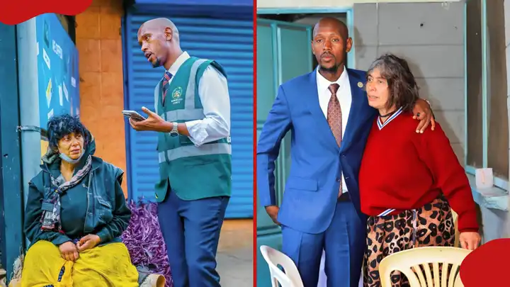 Geoffrey Mosiria Warms Hearts after Rescuing Indian-Kenyan Woman Living in Streets with Wounded Leg