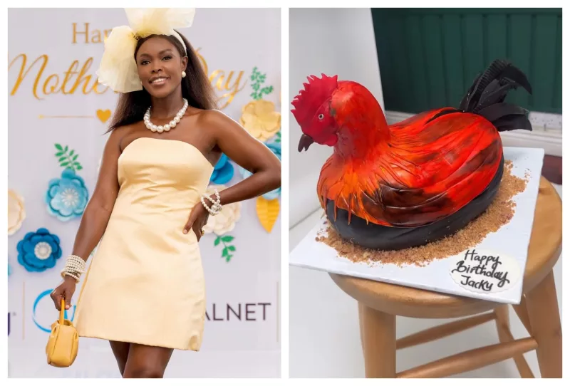 Fans React to Jacky Vike’s Unique Roast Chicken Birthday Cake Design