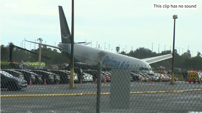 Five dead after Amazon cargo plane crashes at Miami airport