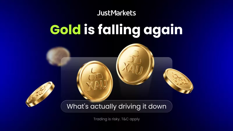 Gold is falling again – what’s actually driving it down
