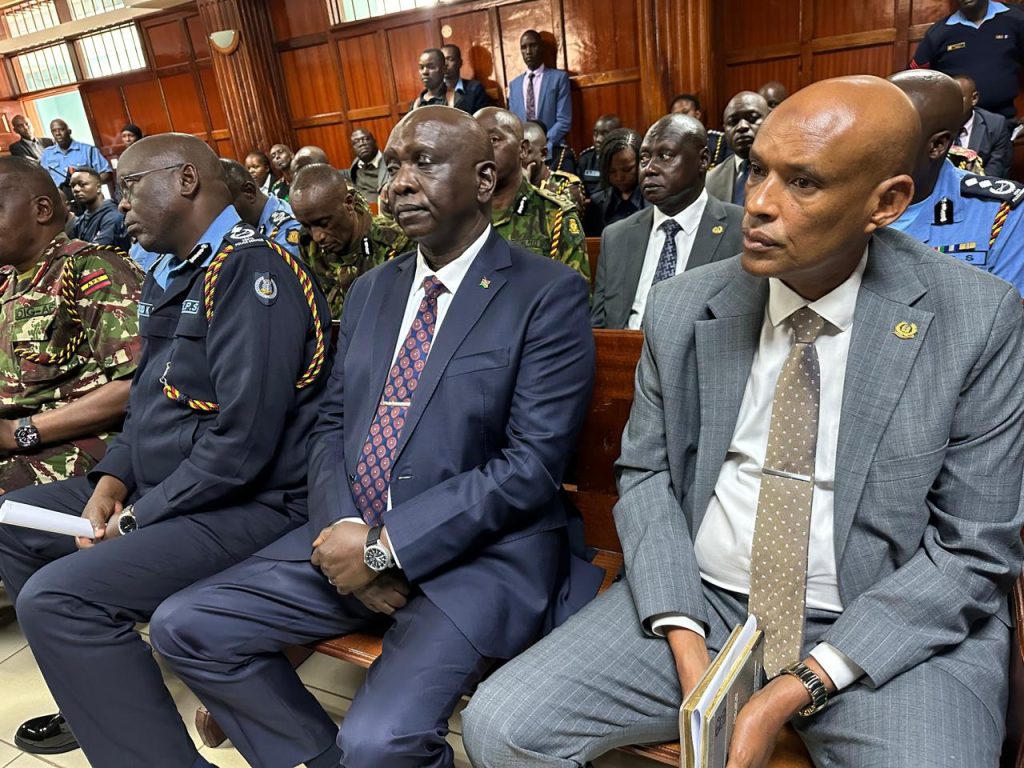 Court forgives Police IG Douglas Kanja for barricading roads during protests