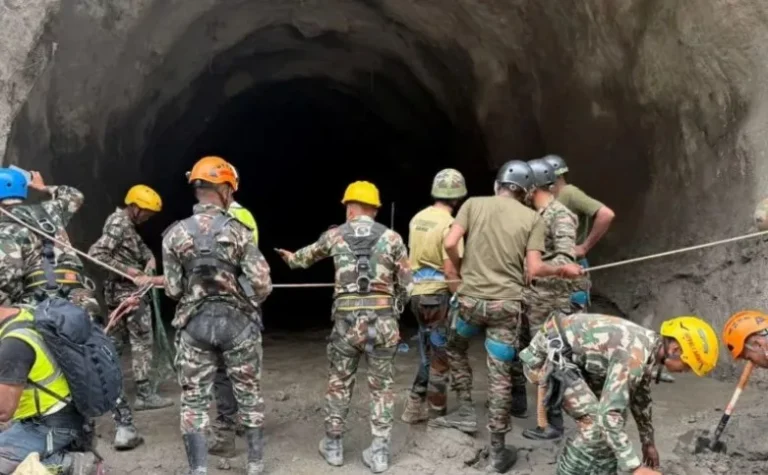Nepal rescuers blast hillside in search of hydropower workers as families wait anxiously
