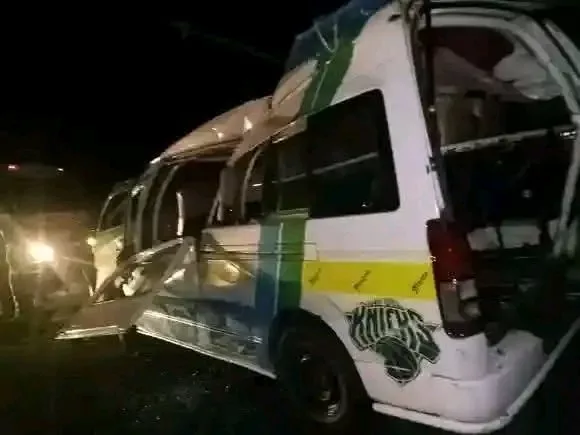 Five people killed in matatu-lorry crash along Nairobi-Mombasa Highway