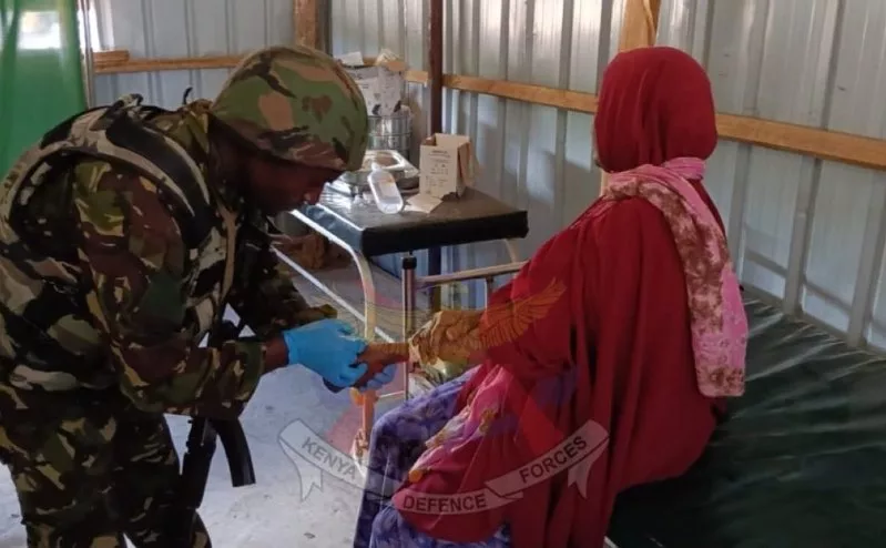 KDF takes healthcare and clean water to Somalia