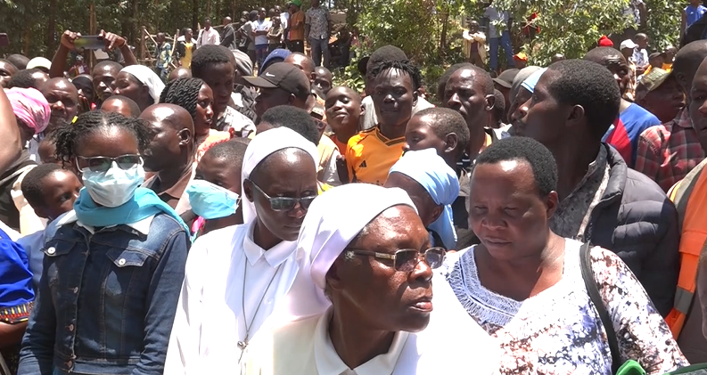 Hundreds flock to Emenwa village in Kisii to see image of Mary, mother of Jesus