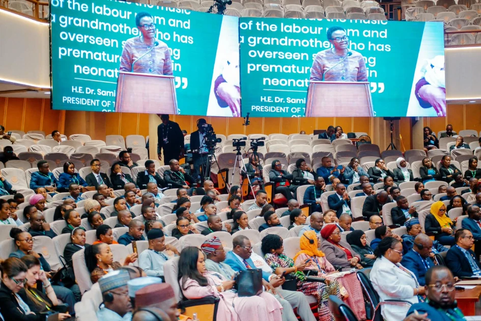 President Samia urges African legislators to take action on maternal, child health