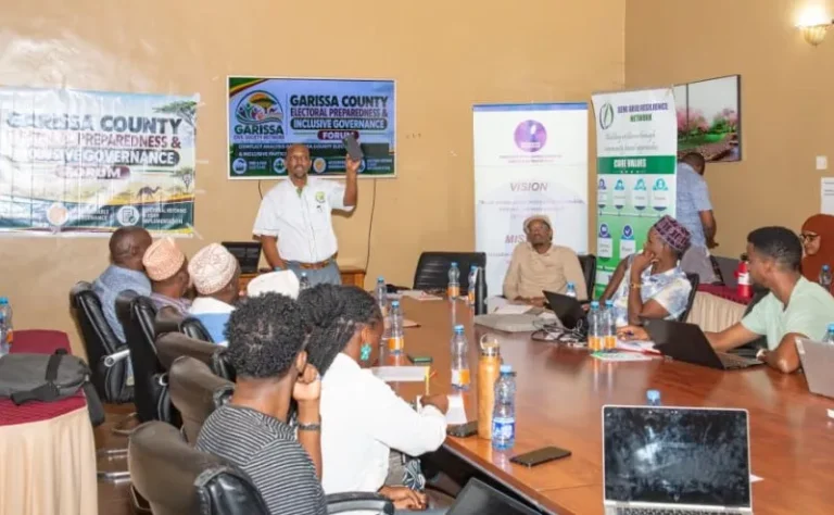 Lobbies, IEBC form electoral integrity alliance to guard Garissa 2027 polls