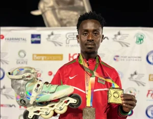 Skater Kiarie disputes State claim of support for international competitions