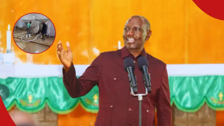William Ruto Shows Kenyans How Milk Is Produced at His Koliel Dairy Farm