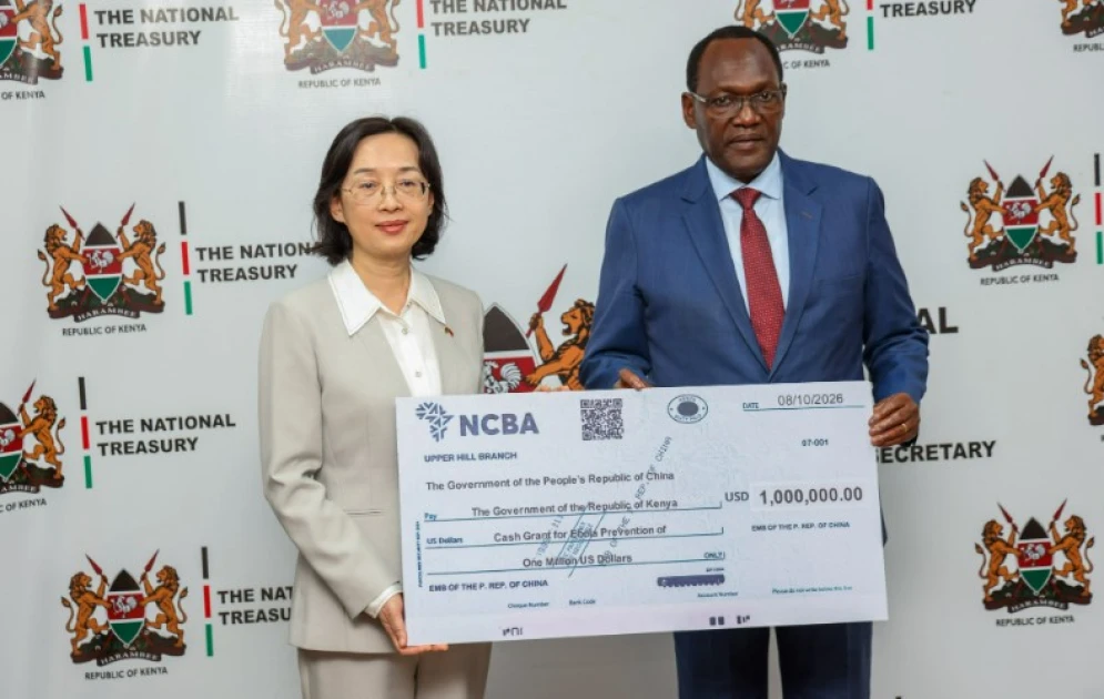 China gives Kenya Ksh.129M grant to support Ebola response