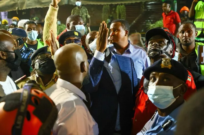Seven missing after Eastleigh building collapse