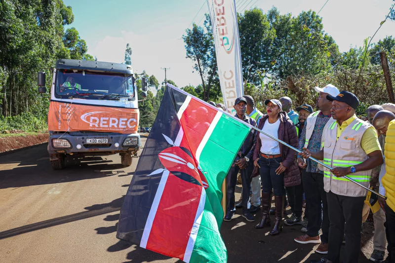 Kindiki inspects road, launches Sh650m power project in Nyeri