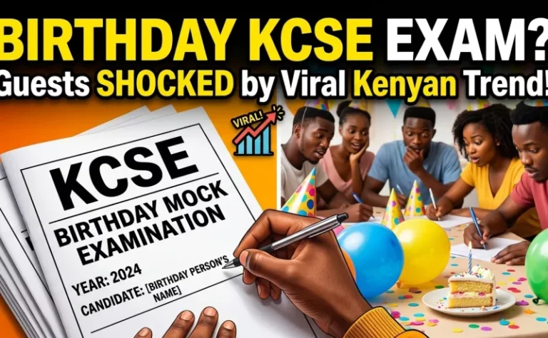 Inside Kenya’s Viral Trend of KCPE and KCSE Birthday Exam Parties
