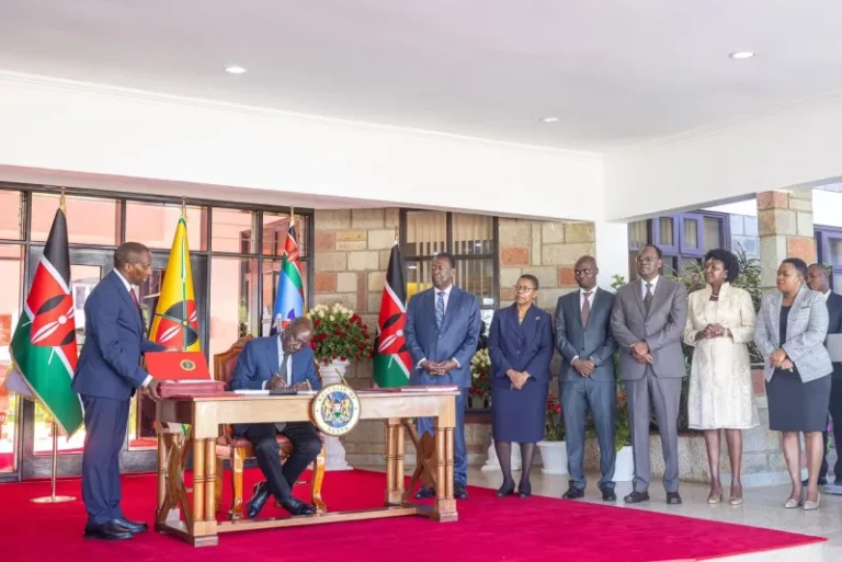 Ruto signs two tax laws on fuel VAT and construction costs