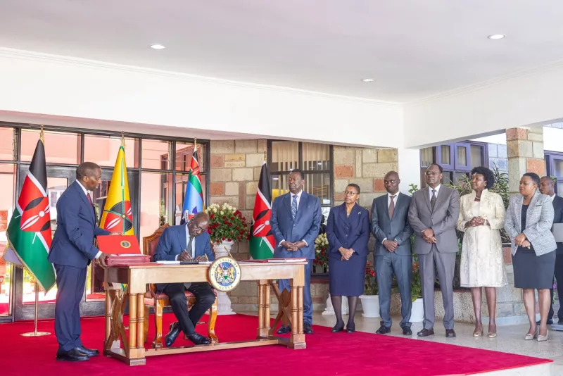 Ruto signs two tax laws on fuel VAT and construction costs